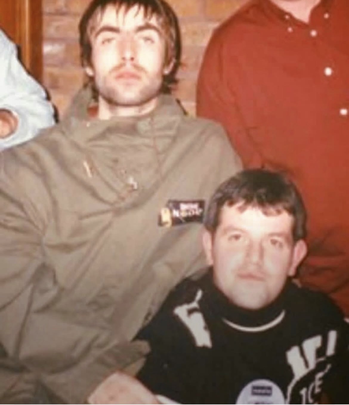 Liam Gallagher with Tony Rivers